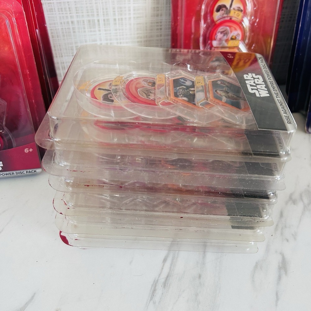 Disney Infinity 3.0 Power Discs 72 Discs Star Wars Tomorrow Land Lot of 18 Packs - Picture 4 of 12